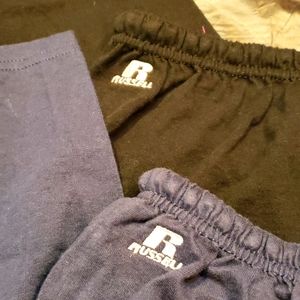 Russell Athletic 2 Pair Crop Lounge Pants XL Tie